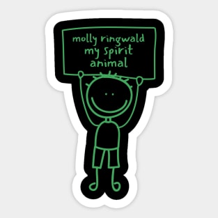 Molly ringwald (funny actress) Sticker